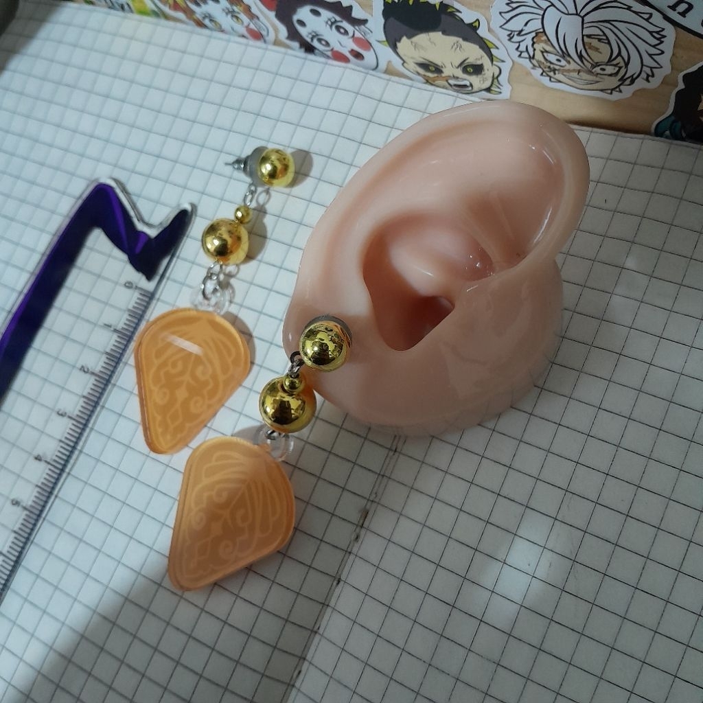 Anting Yudistira Yogendra Pandavva Vtuber/ Aksesoris Yudistira Yogendra Pandavva Vtuber/ Aksesoris C