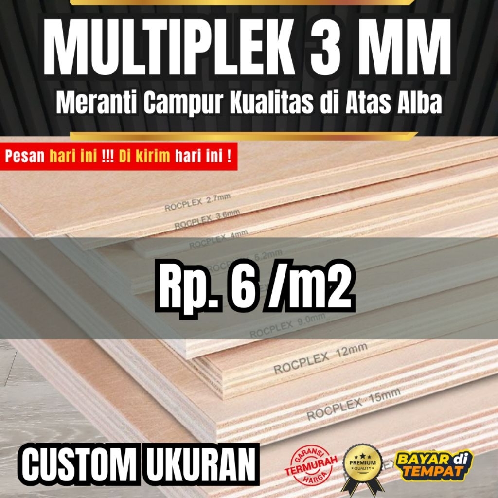 Triplek Multiplek 3 mm custom