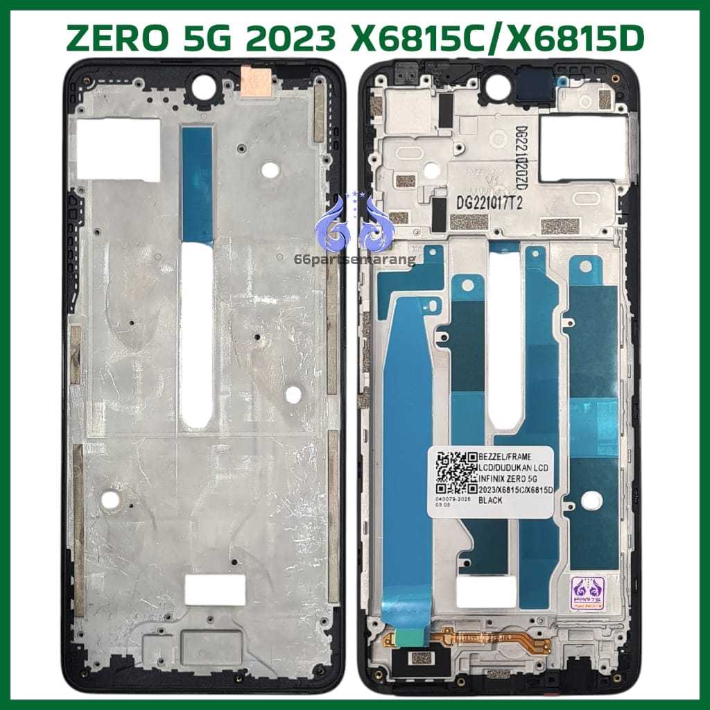 Bazzel Frame Dudukan Lcd Infinix Zero 5G 2023 X6815C / X6815D New