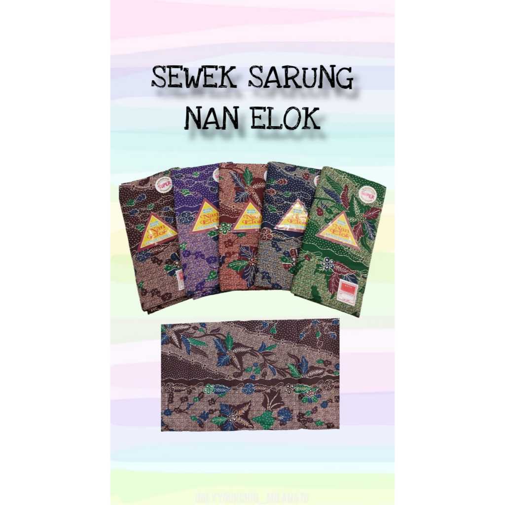 Sarung Sewek Batik Nan Elok dewasa standart SEWEK SARUNG BATIK KAIN BATIK