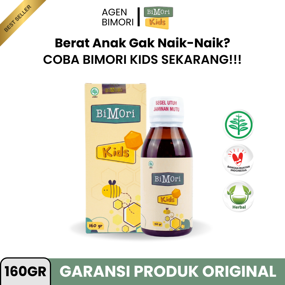 Bimori Kids Obat Penggemuk Badan Vitamin Penambah Napsu Makan Anak Autis Hiperaktif Speech Delay