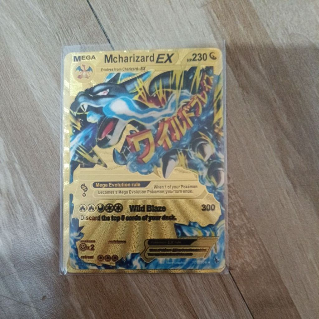 kartu pokemon hologram emas
