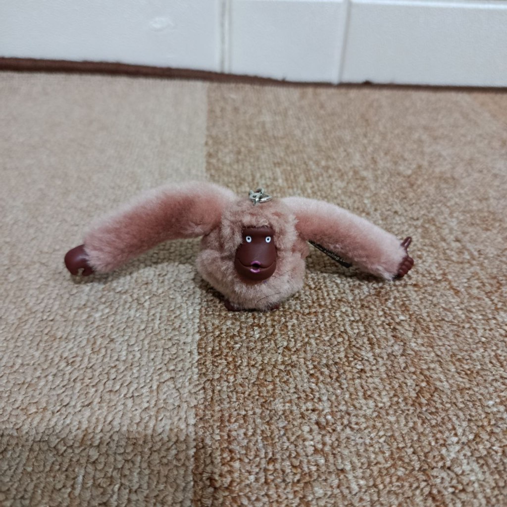 Kipling Monkey Keychain Small monkey keyhanger Original Gantungan Tas kunci monyet - Orson (Pink)