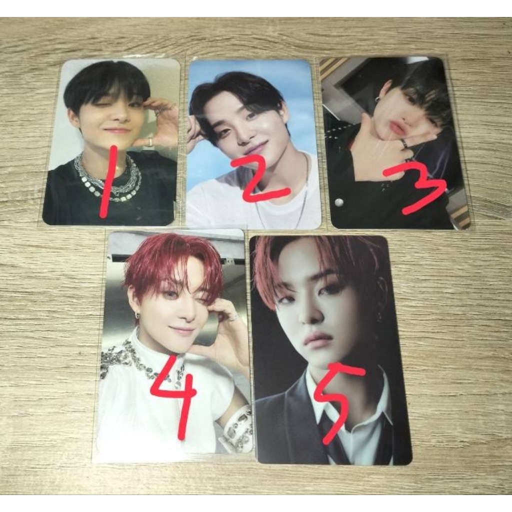 PHOTOCARD JIHOON TREASURE OFFICIAL ONGREDIENTS ALBUM REBOOT