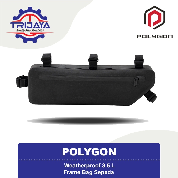 Tas Frame Sepeda Polygon Frame Bag Weatherproof 3.5 L | anti air | tas touring sepeda