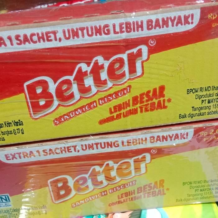 biskuit Better vanila kemasan Box