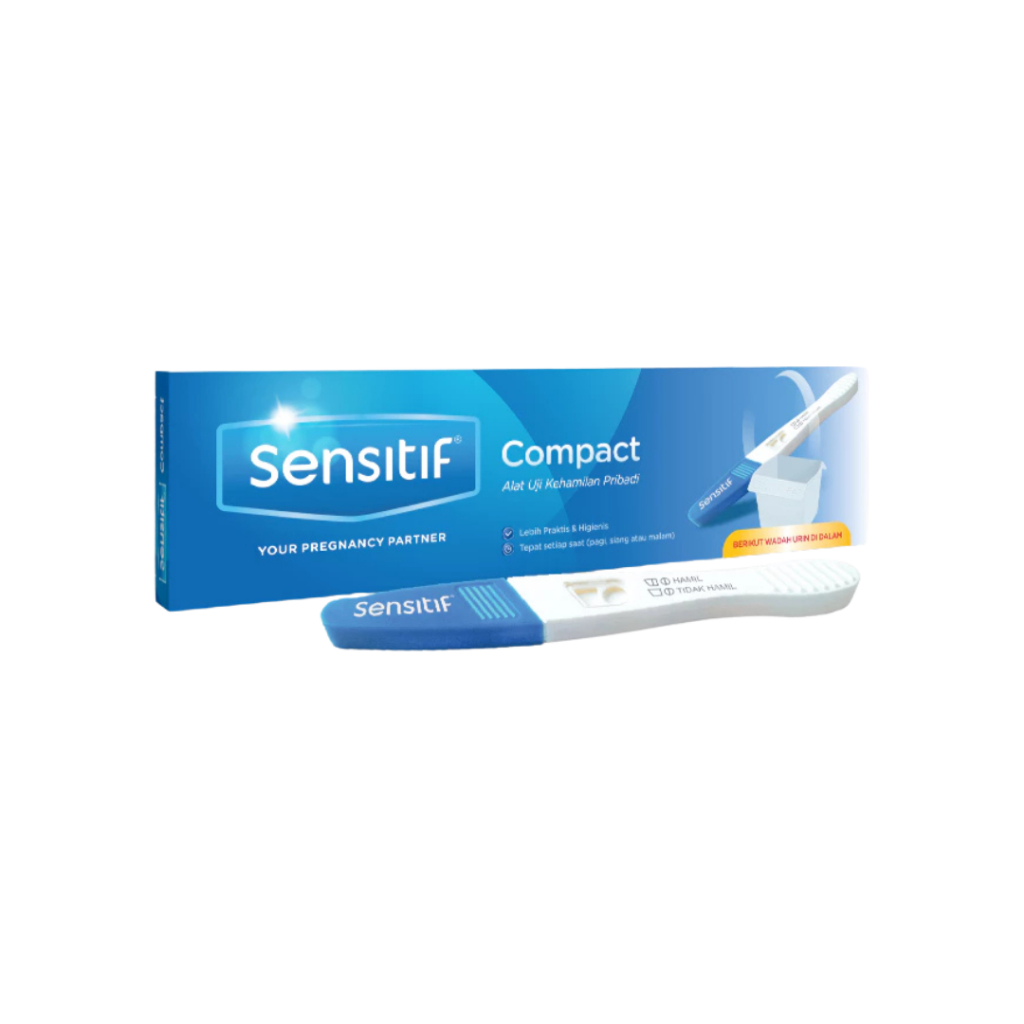 SENSITIF - Test Pack Compact Alat Uji Kehamilan - 1 Pcs (Test Kit / Testpek)