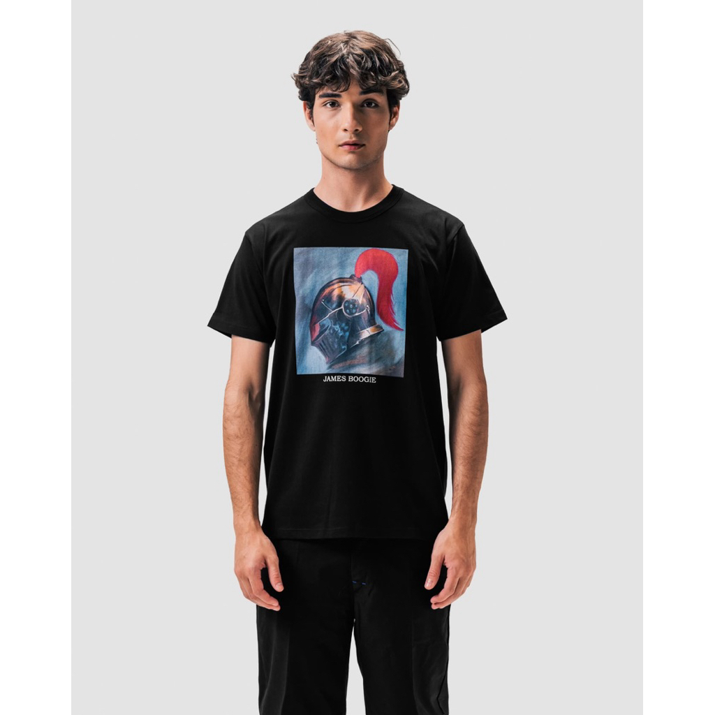 kaos tshirt JAMES BOOGIE gale black