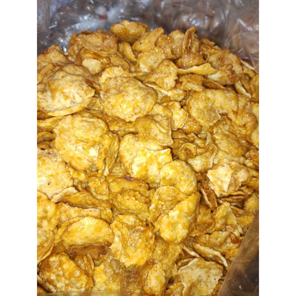 emping koin tipis pedes manis