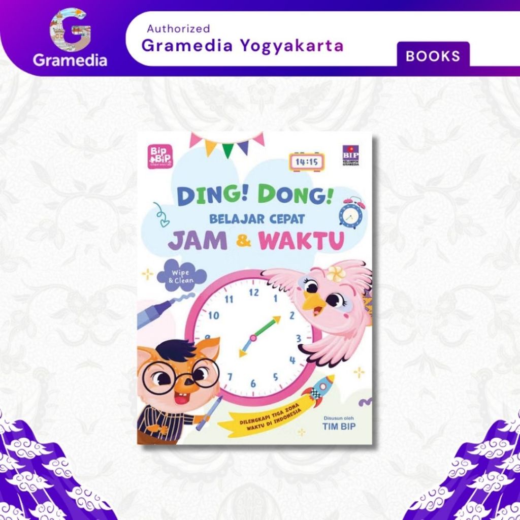 Gramedia Yogya - Ding Dong Belajar Cepat Jam dan Waktu