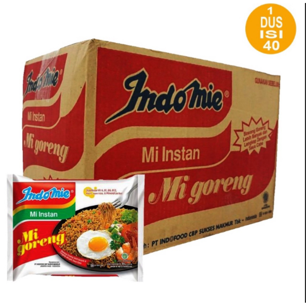 Indomie goreng 1 kardus