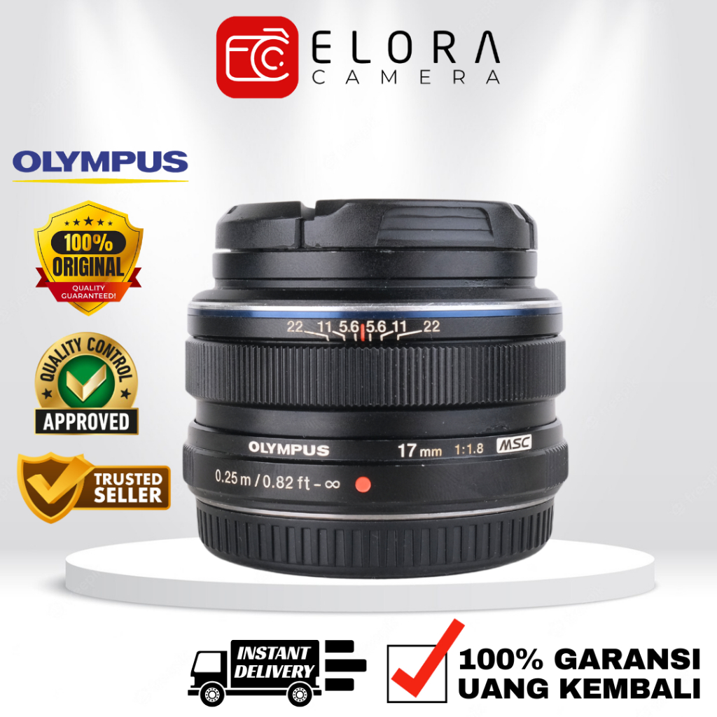 Olympus M Zuiko 17mm F1.8 / Lensa Olympus M Zuiko 17 mm F 1.8