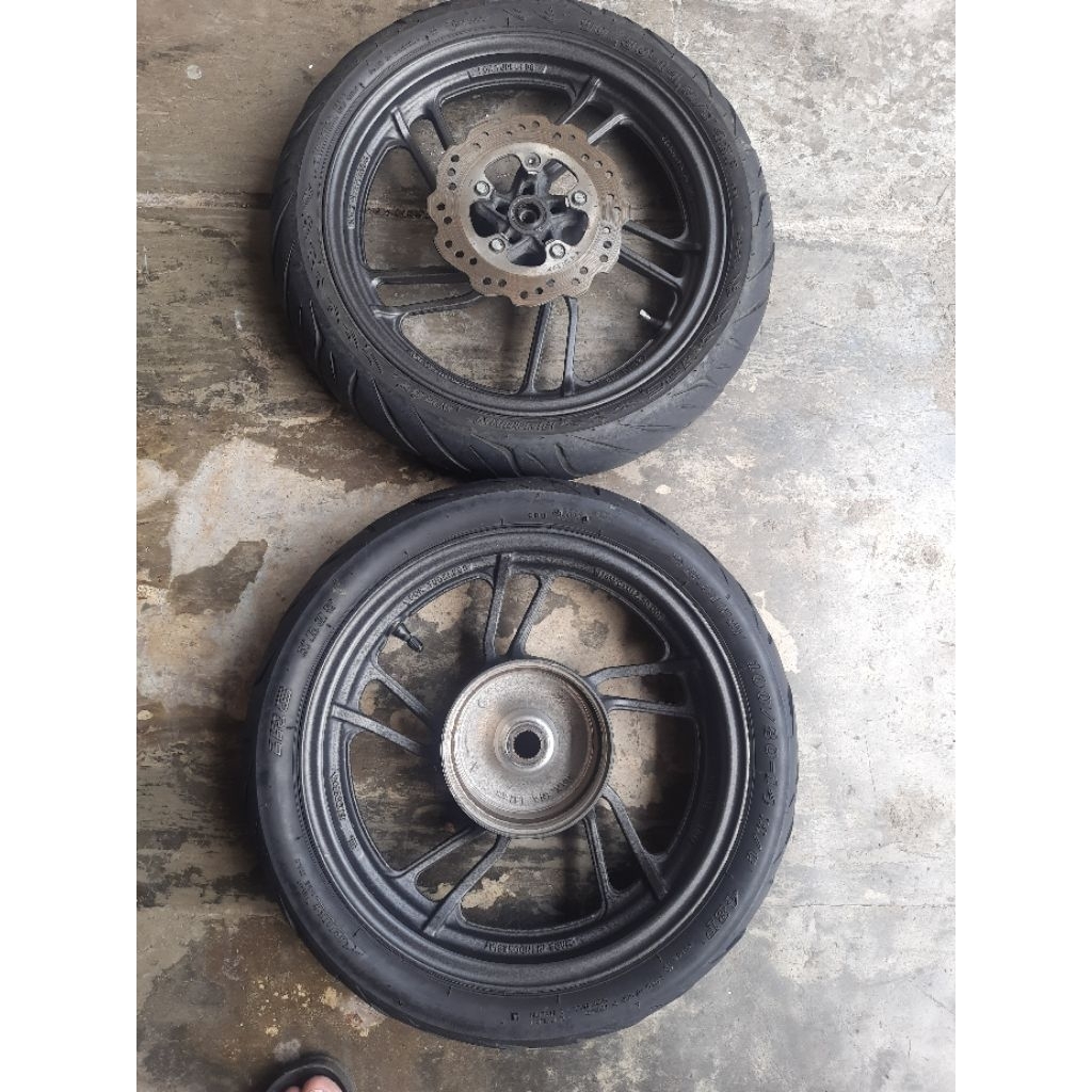 velg vario 125/150 warna hitam (cat velg ori) (mulus) (marking enkei)