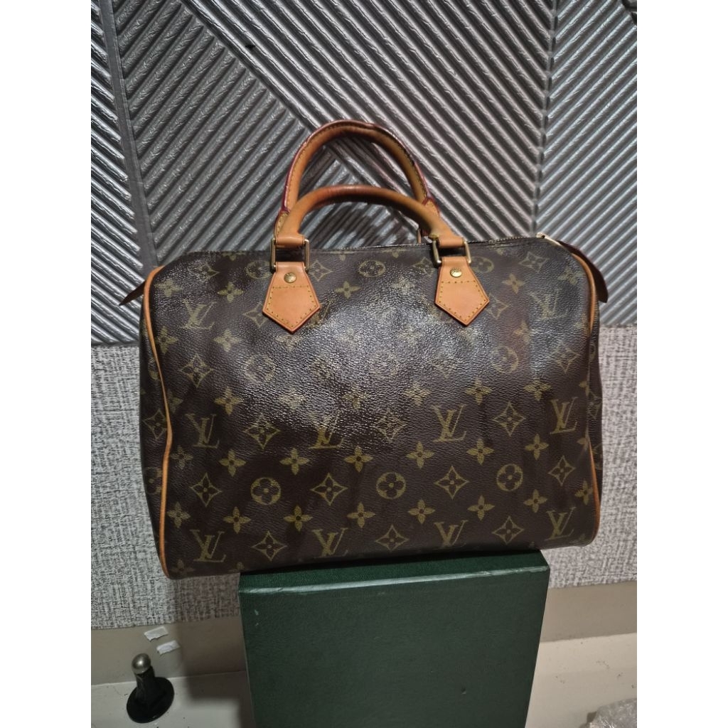 Tas kulit speedy LV bernoseri