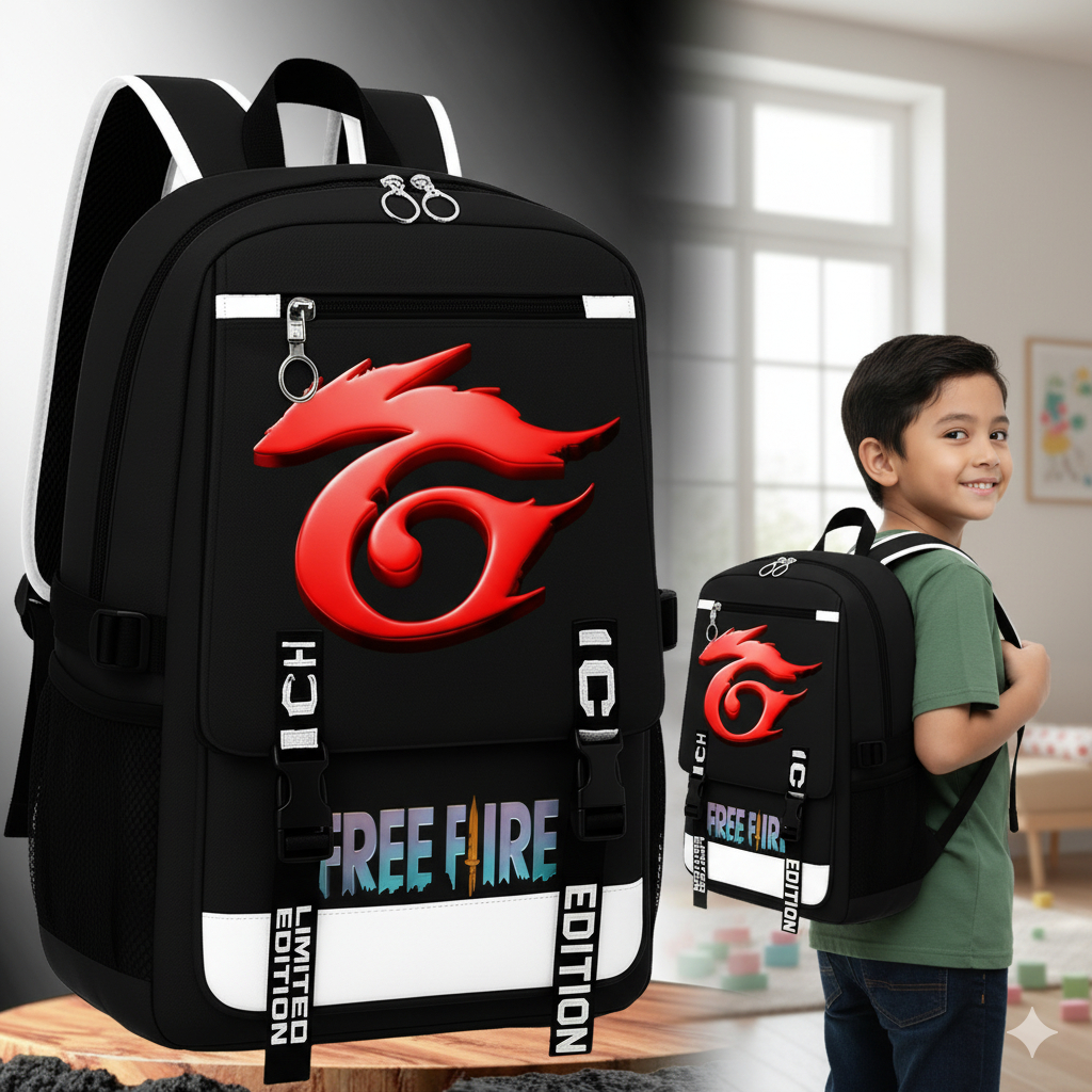 Safiyya Tas Anak Tas sekolah Laki laki Tas Anak sekolah SD Ransel Anak Anime FF