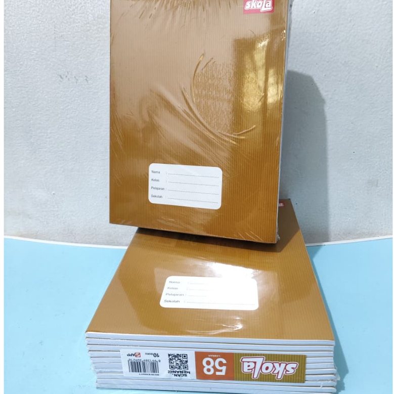BUKU TULIS 58 LEMBAR SKOLA CRAFT (1 PACK 10 BUKU)