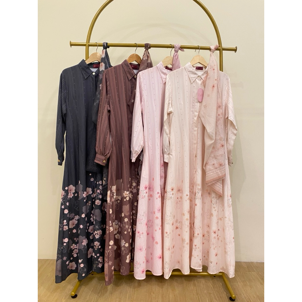 UTAMI DRESS + HIJAB || DPETITE'S