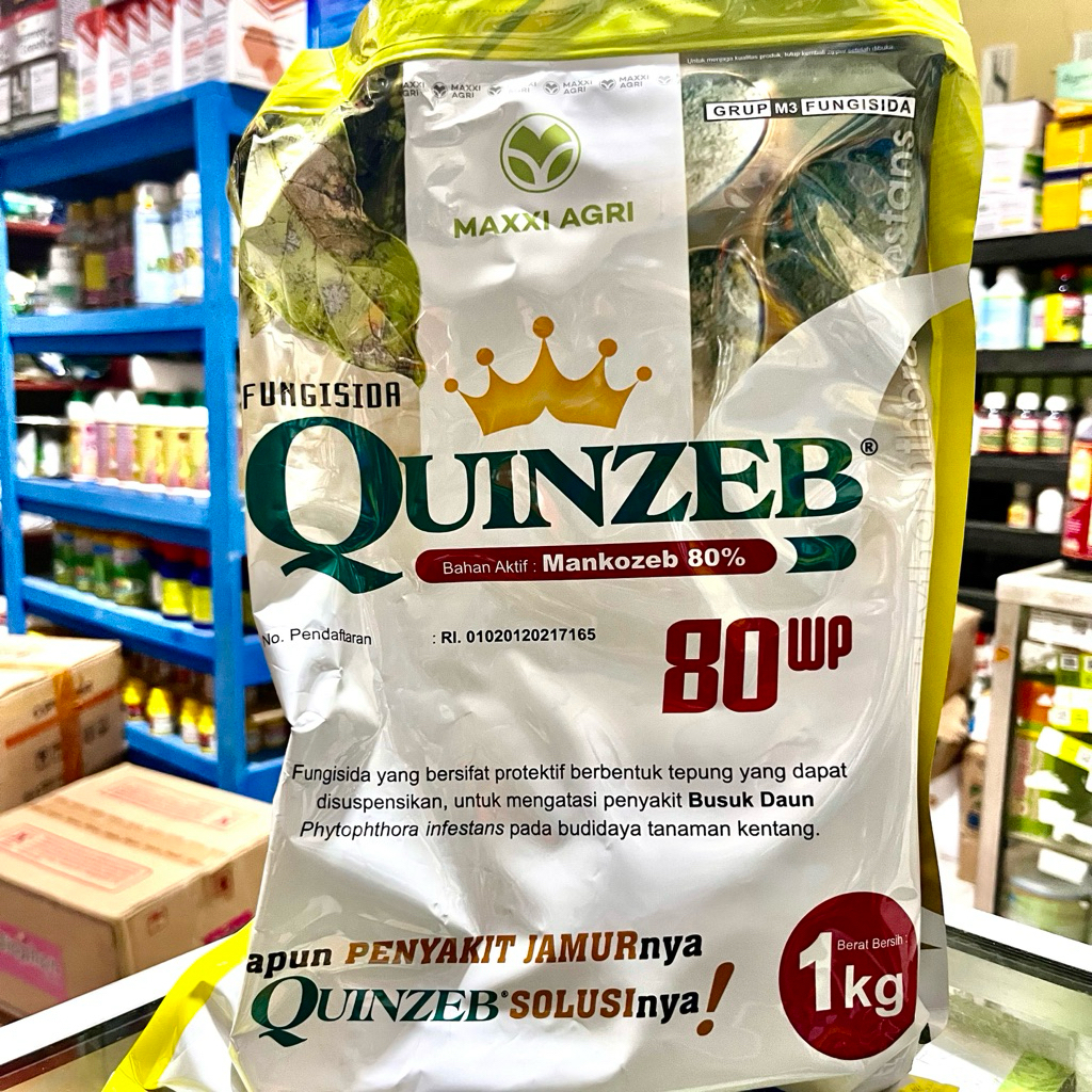 Fungisida Quinzeb 80WP 1kg - Fungisida Mancozeb Quinzeb Maxxi