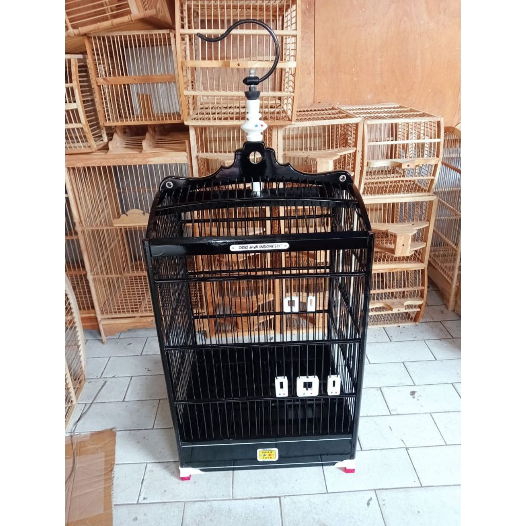 sangkar/kandang kotak oriq no 2 warna coklat (grab)