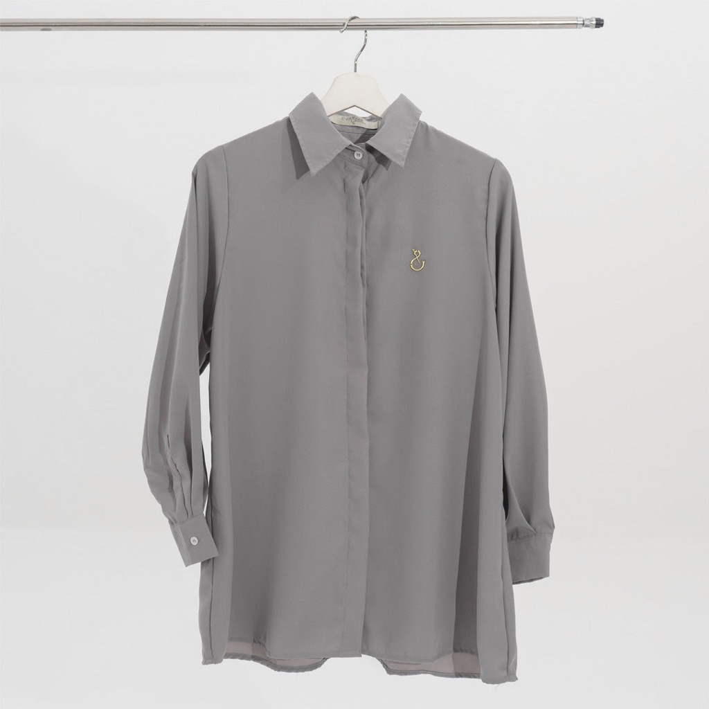 JENNA AND KAIA KANYA SHIRT ASH GREY SIZE L