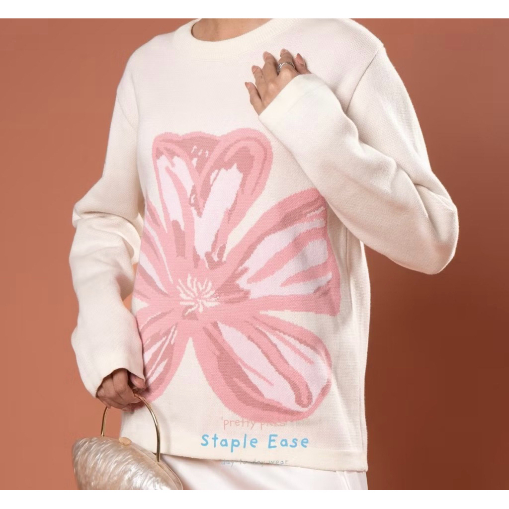 Ready BWBYAZ - Claire blossom knit cotton premium