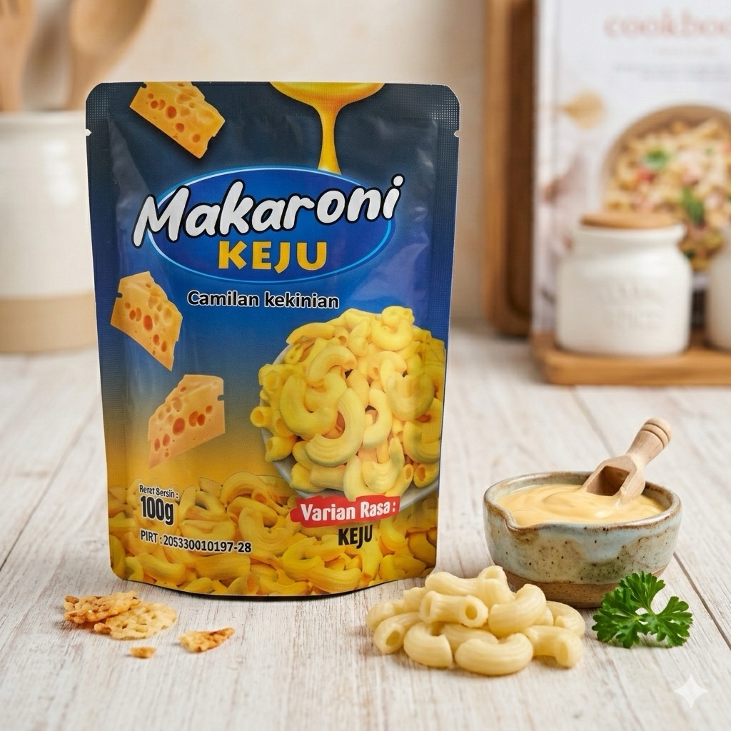 MAKARONI KEJU UMKM BANJARNEGARA SNACK SULTAN CEMILAN ENAK GURIH