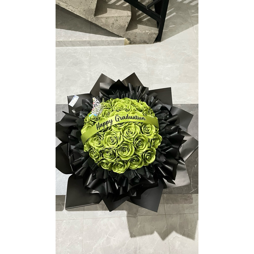 BUKET BUNGA SATIN JUMBO