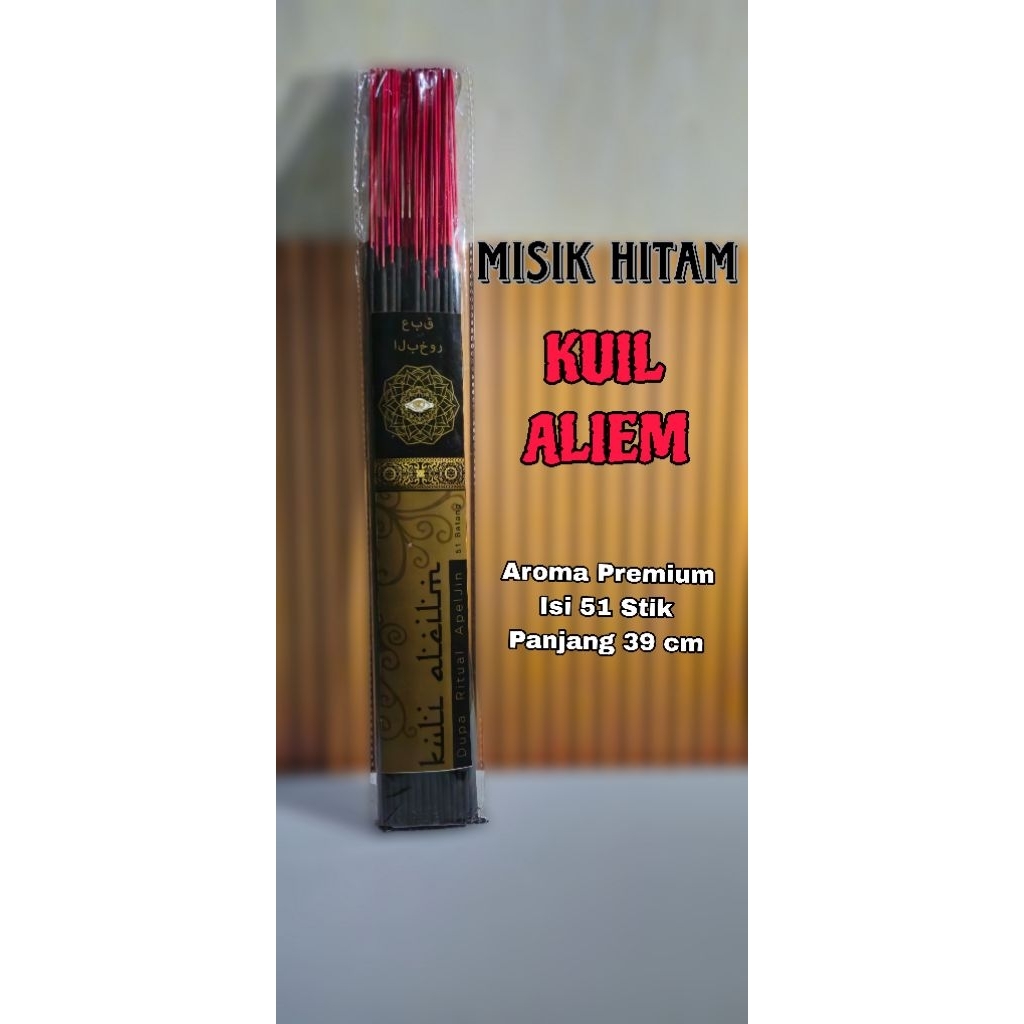 Dupa Hio Ritual KULI ALEILIM 51 Batang Aroma Misik