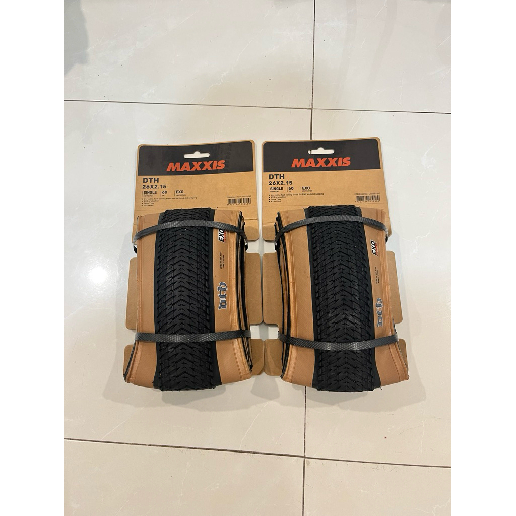 2pcs Ban maxxis dth tanwall 26 x 215