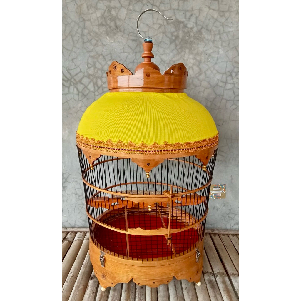 sangkar burung perkutut kudusan ruji fiber