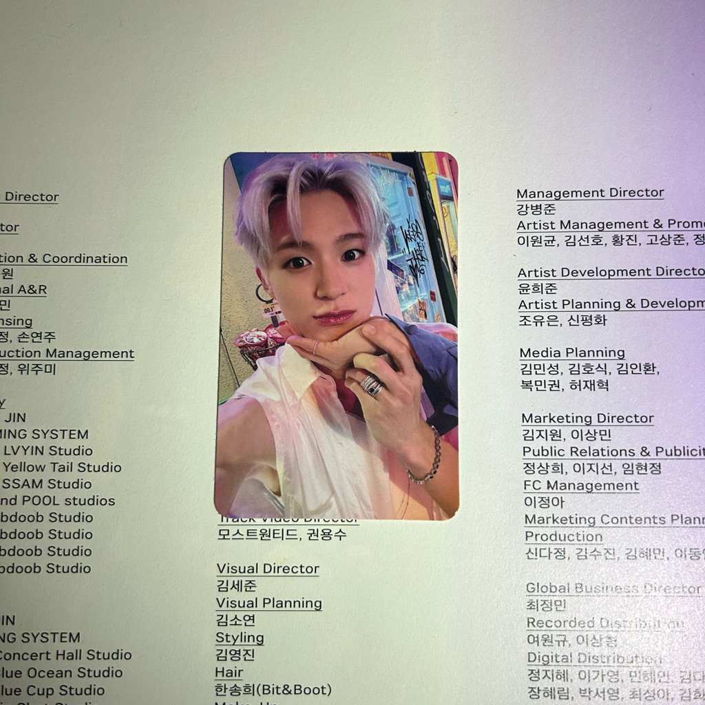 PC PHOTOCARD OFFICIAL NCT DREAM JENO ISTJ MUMO POSTER POB BENEFIT