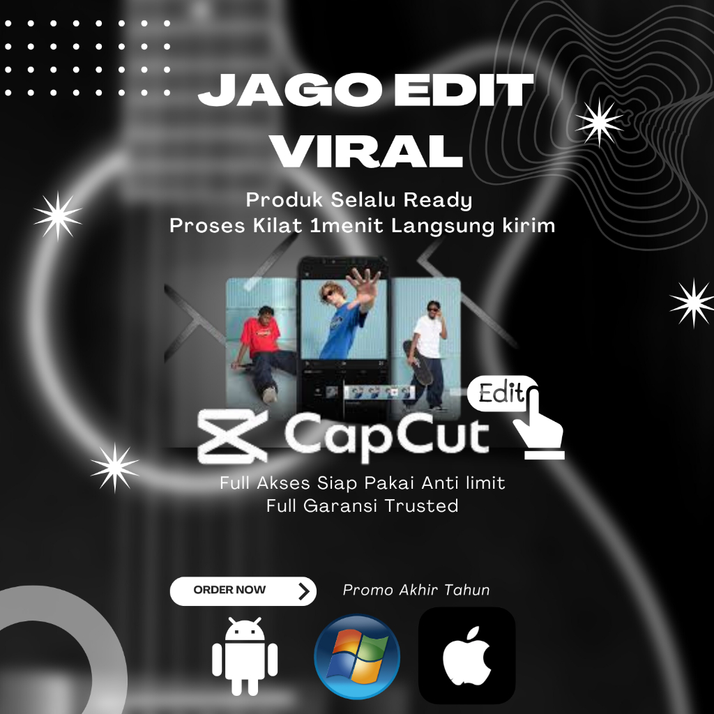 Template Premiun Capcut Pro 1 Tahun Garansi Aktifasi