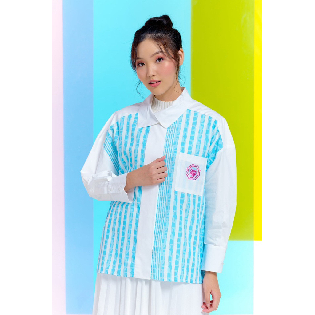 Chupa Chups Collar Shirt Benang Jarum