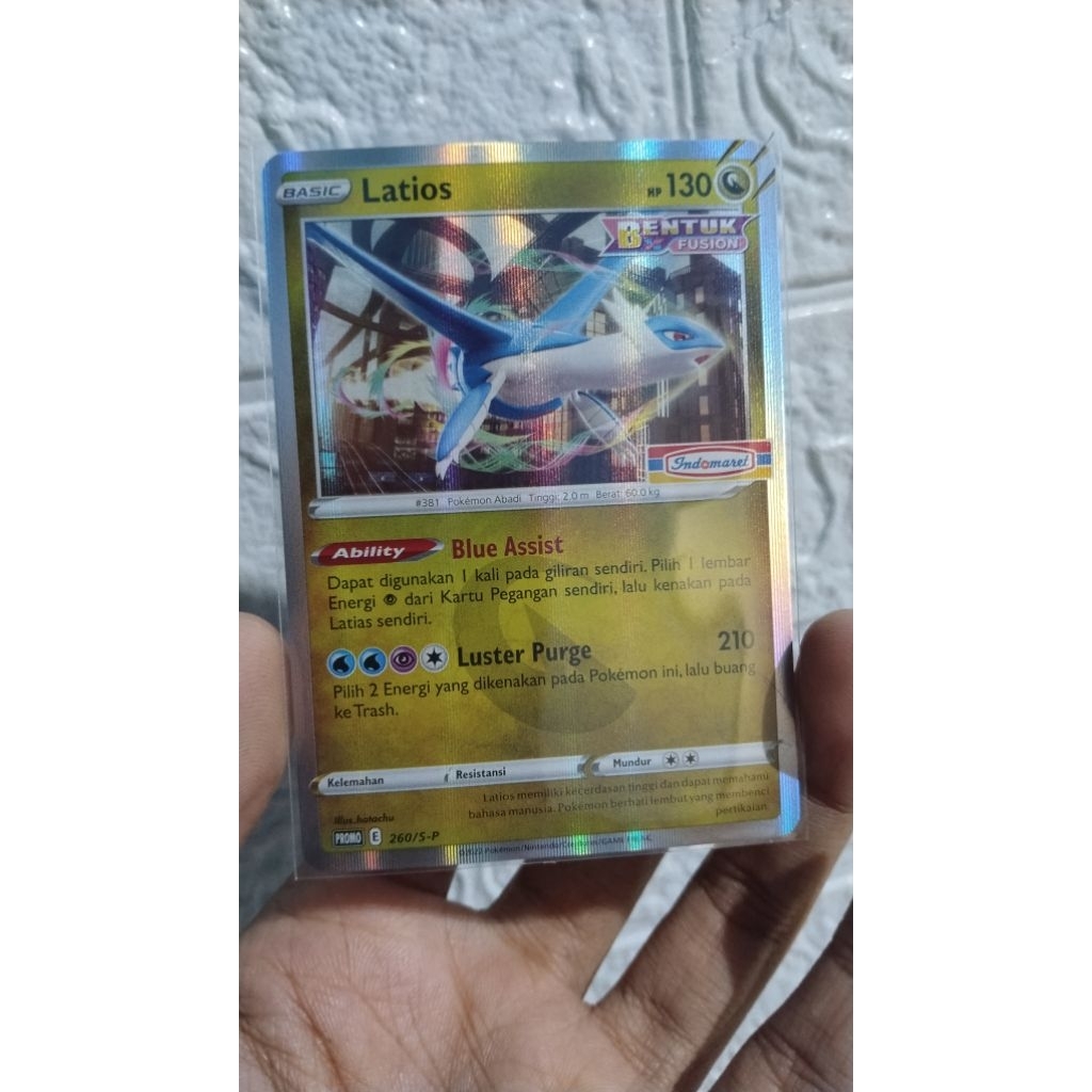 kartu pokemon latios promo Indomaret