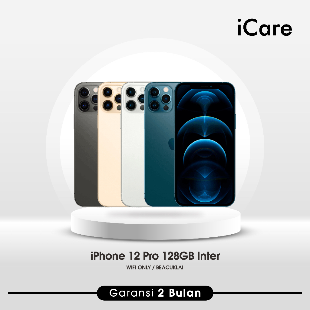 iPhone 12 Pro 128GB Second Original Inter Fullset Mulus