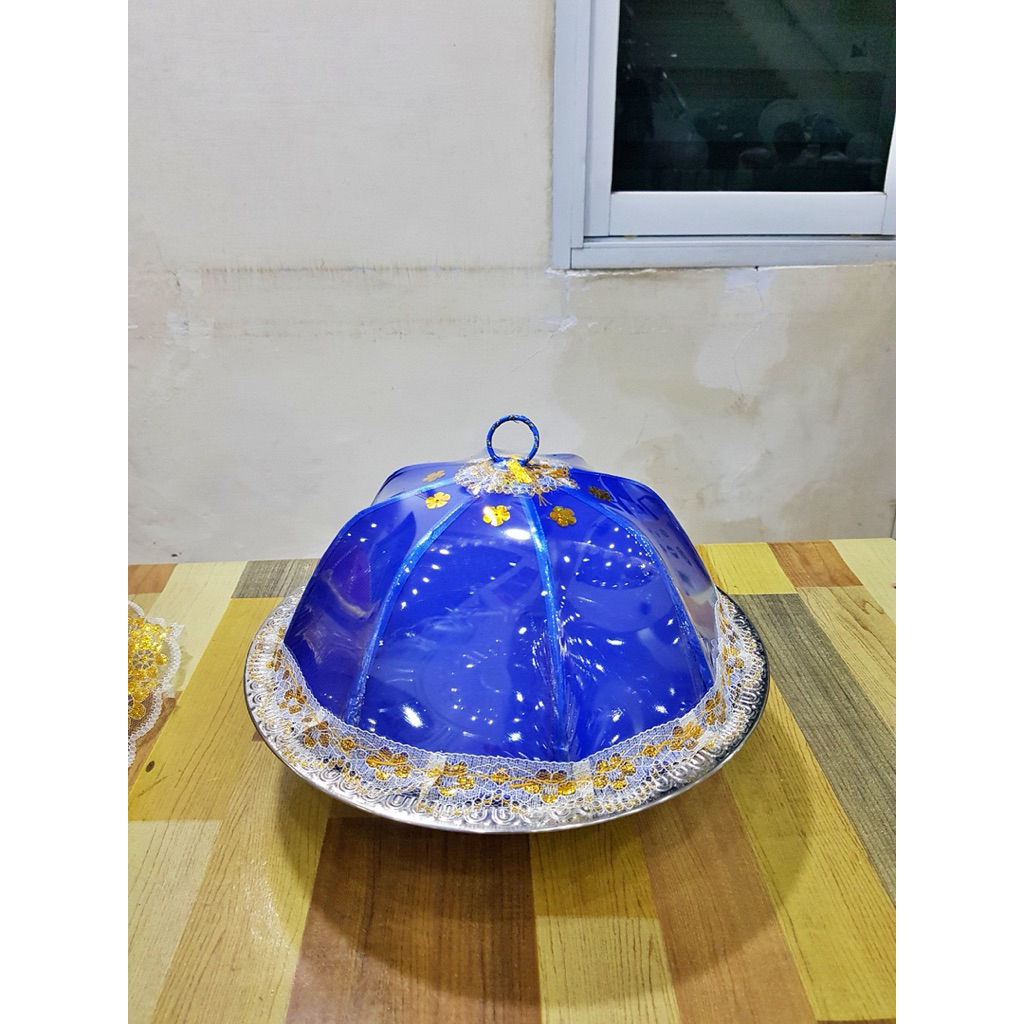 Tutup Bosara Polos & Kembang / Tudung Saji Kue Hajatan
