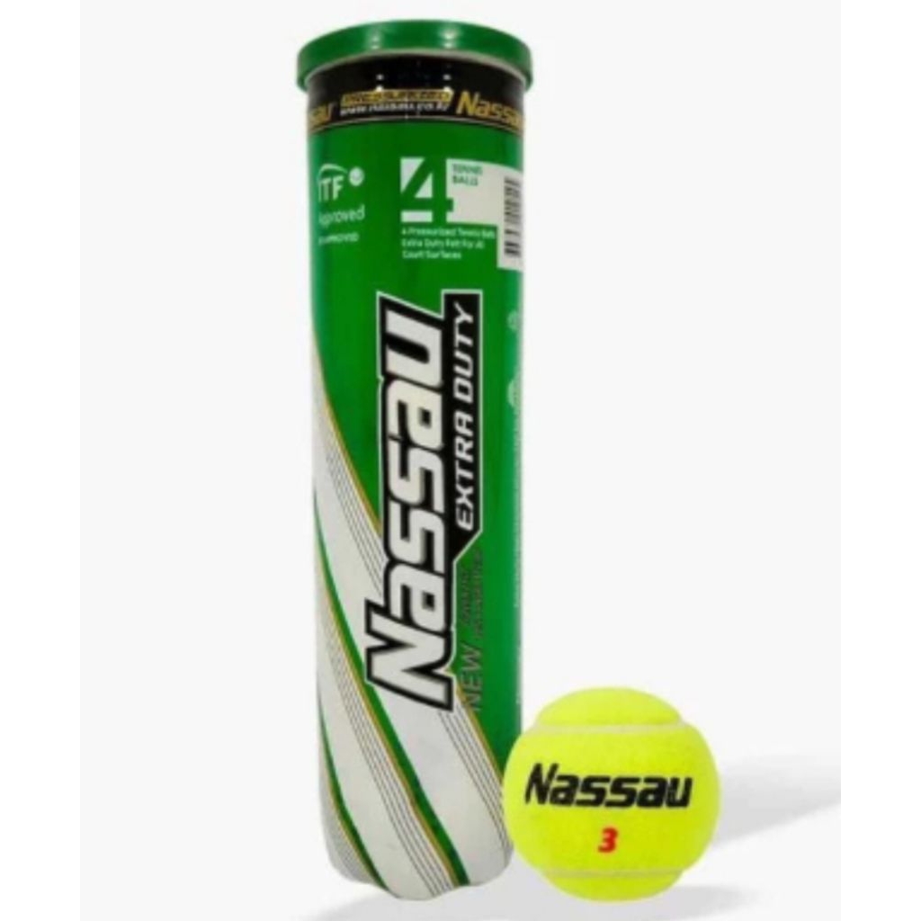 BOLA TENNIS BOLA TENIS NASSAU CHAMPIONSHIP NASSAU HIJAU NASSAU EXTRA DUTY