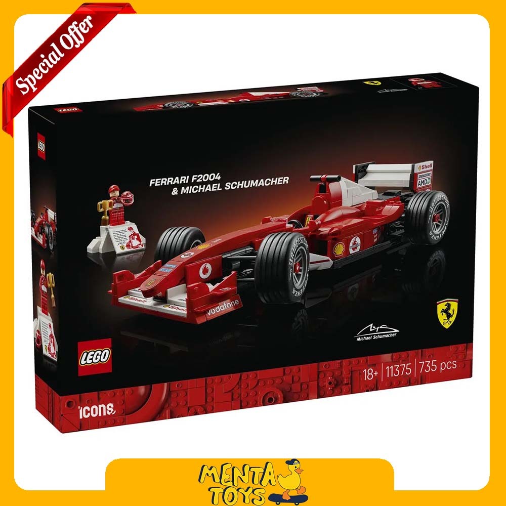 LEGO Icons 11375 Ferrari F2004 & Michael Schumacher