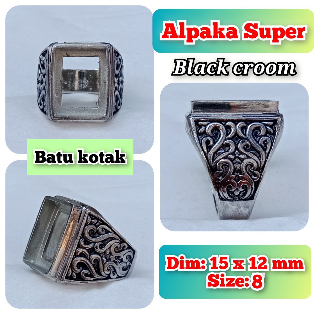 emban batu akik dan permata alpaka super model kotak.09