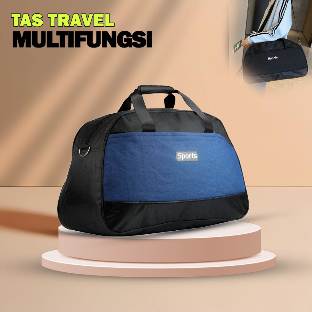 Tas Jinjing Import Kotak Tas Travel Sport Jumbo Pria Wanita Waterproof Terbaru - YH 146