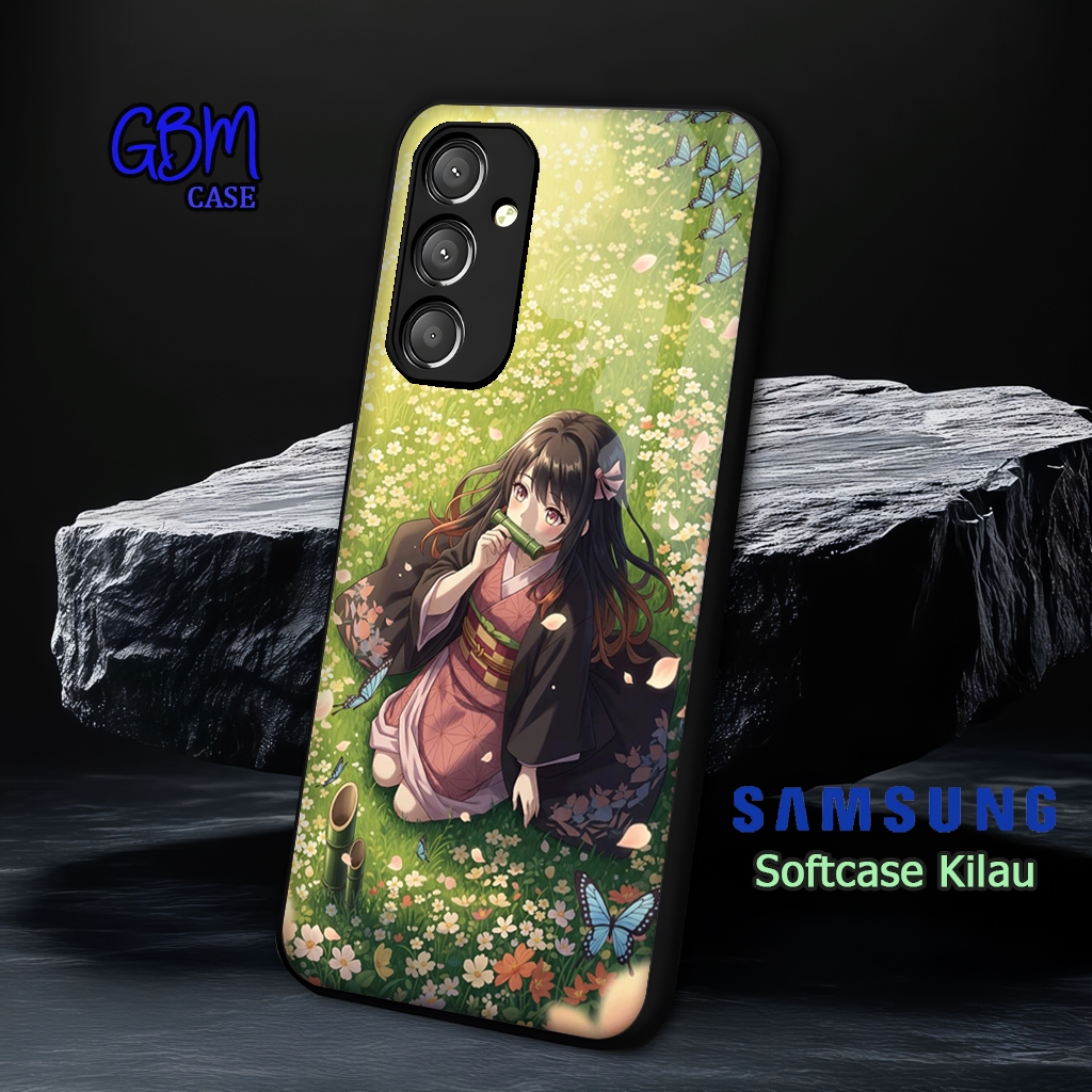 [GBM847] Softcase Kilau Samsung M14 M23 M34 M51 M52 M54 Case Silikon Efek Kaca Pelindung Kamera Sili