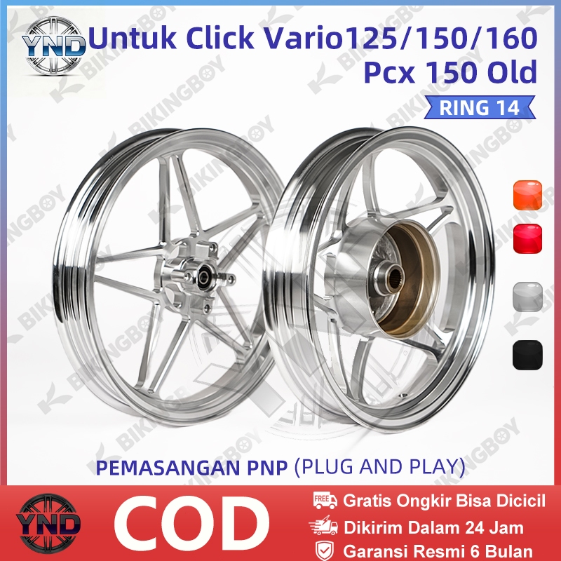 Velg Racing Rims Ring 14 NEW SPEED Bintang Laut Vario 125 /150 /160 CBS  ,Pcx 150 Old lebar 185/215x