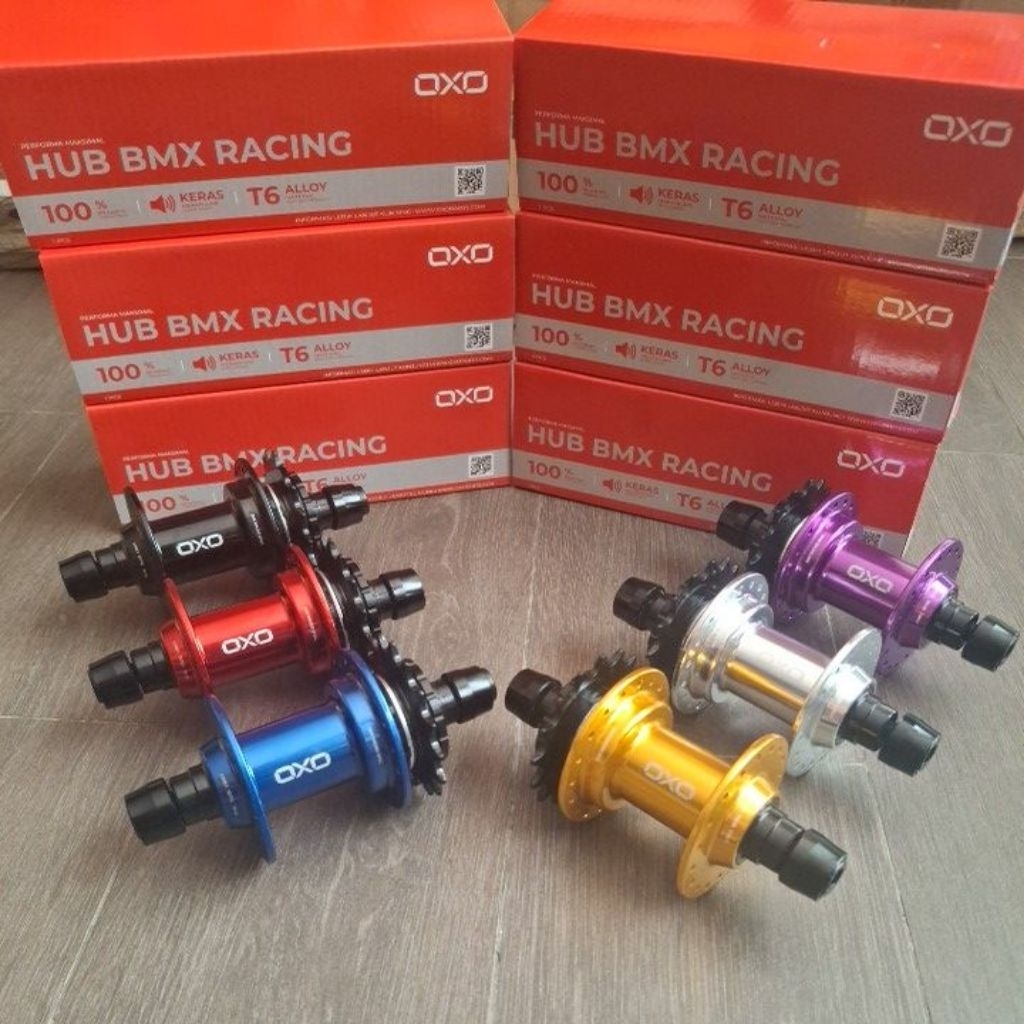 Hub Alloy BMX Race Bearing 36H 16T HBR120 OXO