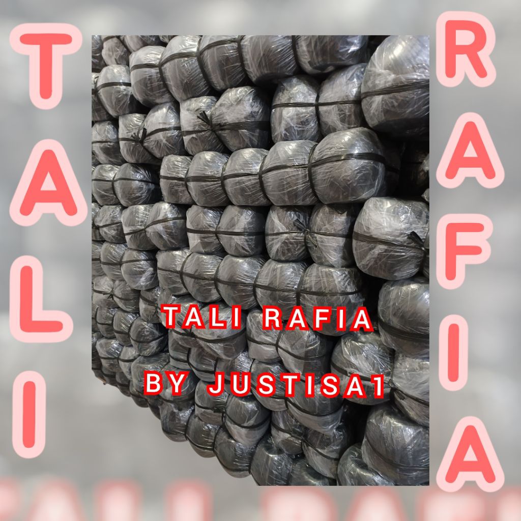TALI | Tali Plastik Hitam - Tali rafia - Tali Hitam  plastik tali plastik