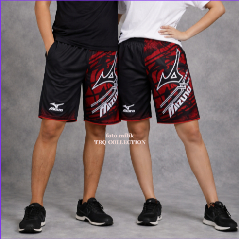 CELANA KOLOR PENDEK OLAHRAGA VOLI MIZUNO FULL MOTIF TEBAL PRIA WANITA DEWASA TERBARU TERLARIS TERBAI