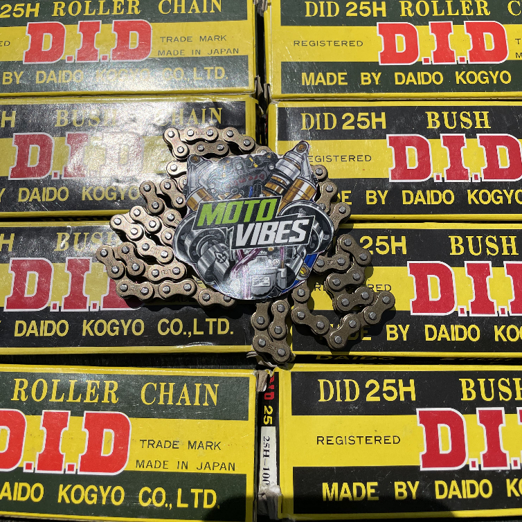 Rantai Kamprat DID Japan 25H Keteng CB GL Megapro Tiger 98L 100L 102L 104L Original Series