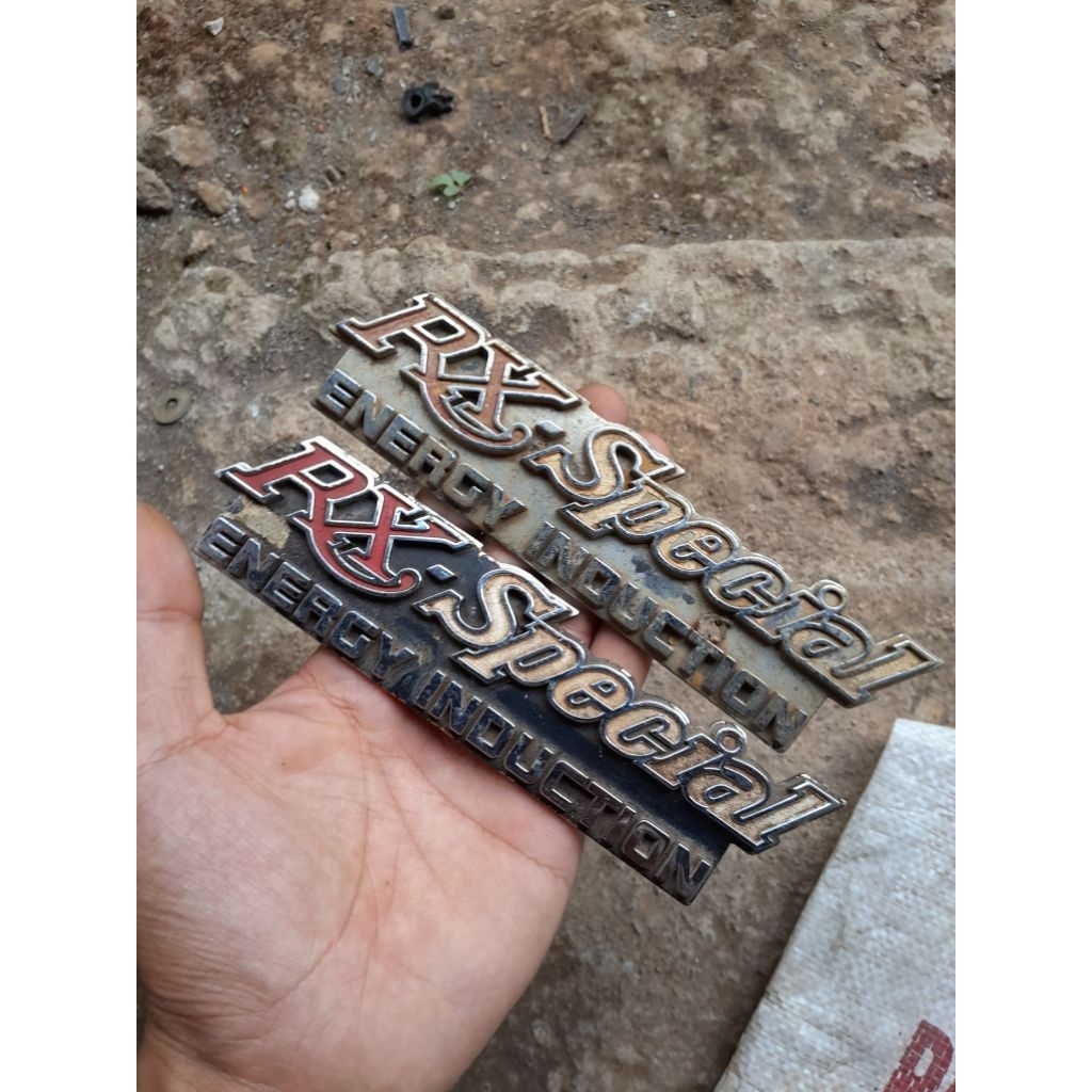 Emblem tepong aki yamaha rx spesial original