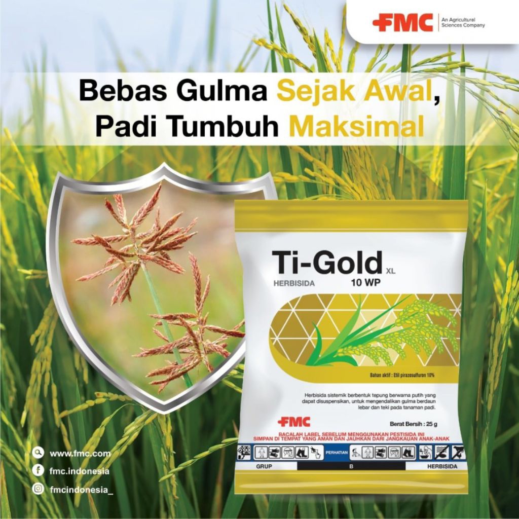 Herbisida Ti Gold XL 10 WP 25 Gram