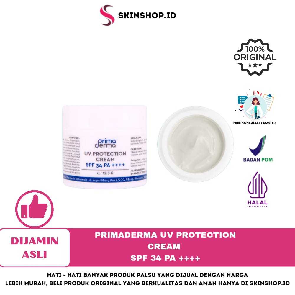 PRIMADERMA UV Protection Cream SPF 34 PA++++ 12.5 gr