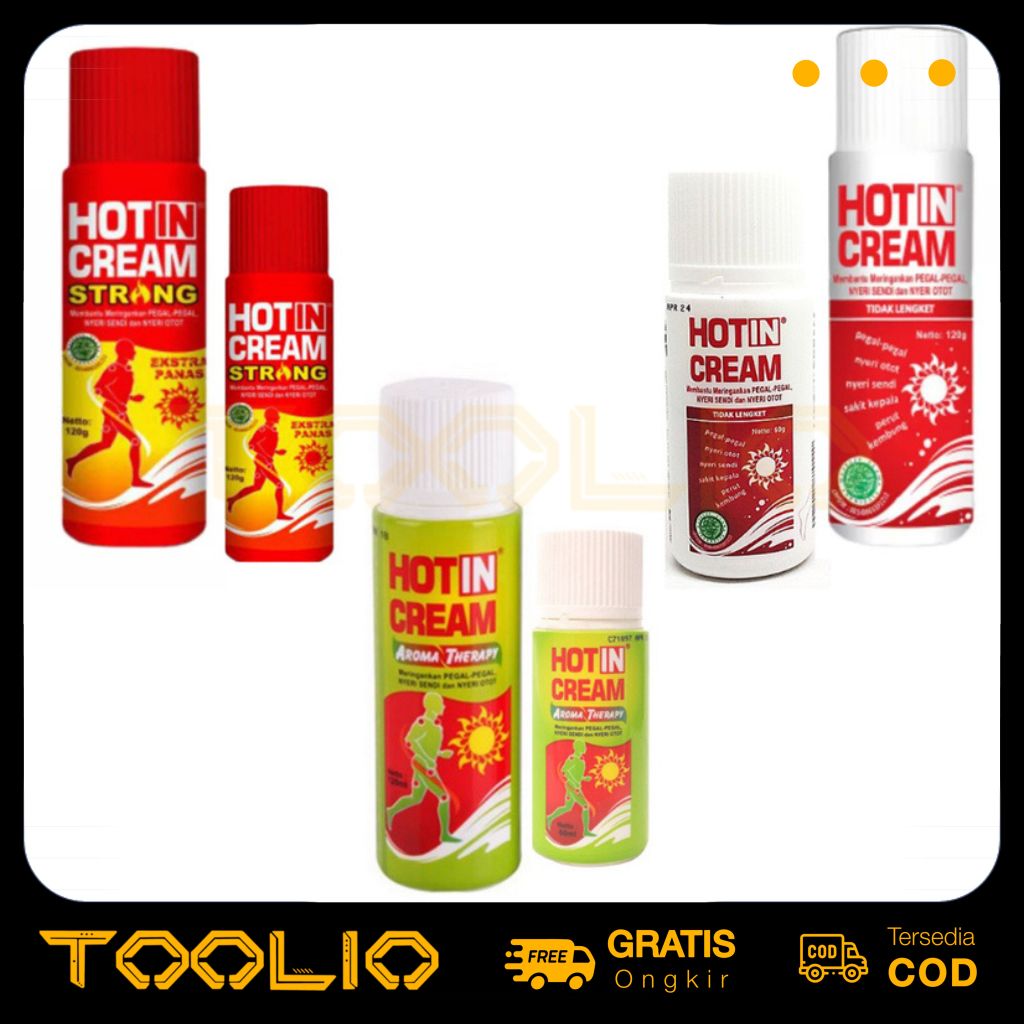 Hot In Cream Botol 120 ml & 60 ml | Hot in Cream All Variant